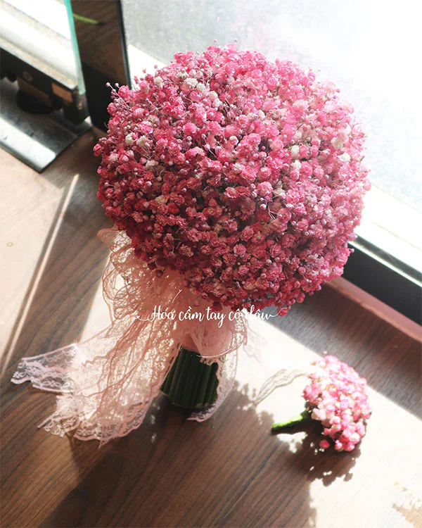 Hoa Cưới Baby Hồng