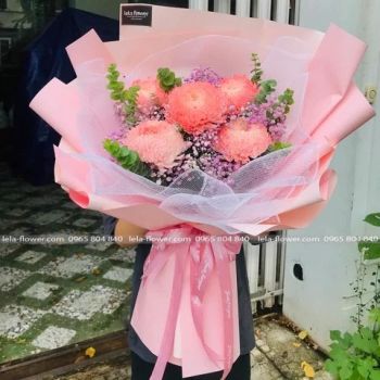 BÓ HOA HỒNG OHARA ĐỎ - HQT1034